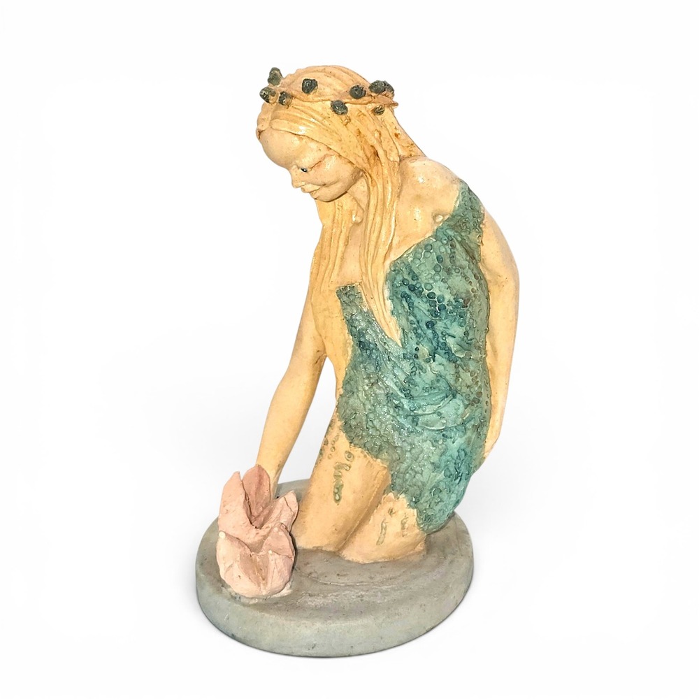 Memoli Fantasy Water Sprite Resin Sculpture Water Fae -‎ NOTE DAMAGED WING